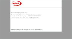 Desktop Screenshot of napcopromo.com